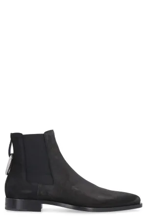 Givenchy O-Ring Embellished Dallas Nubuck Chelsea Boots