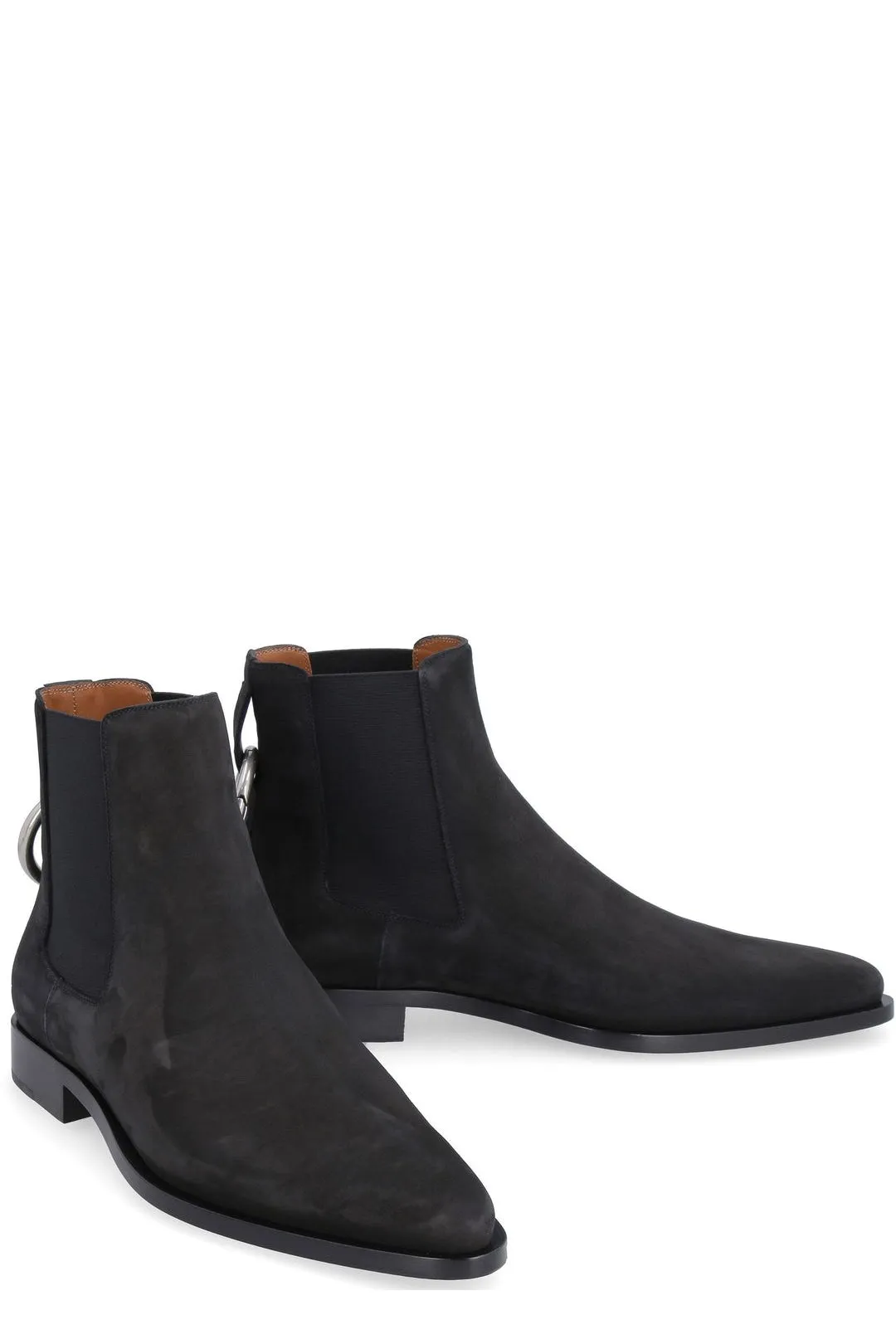 Givenchy O-Ring Embellished Dallas Nubuck Chelsea Boots