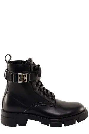 Givenchy Terra 4G Buckle Ankle Boots