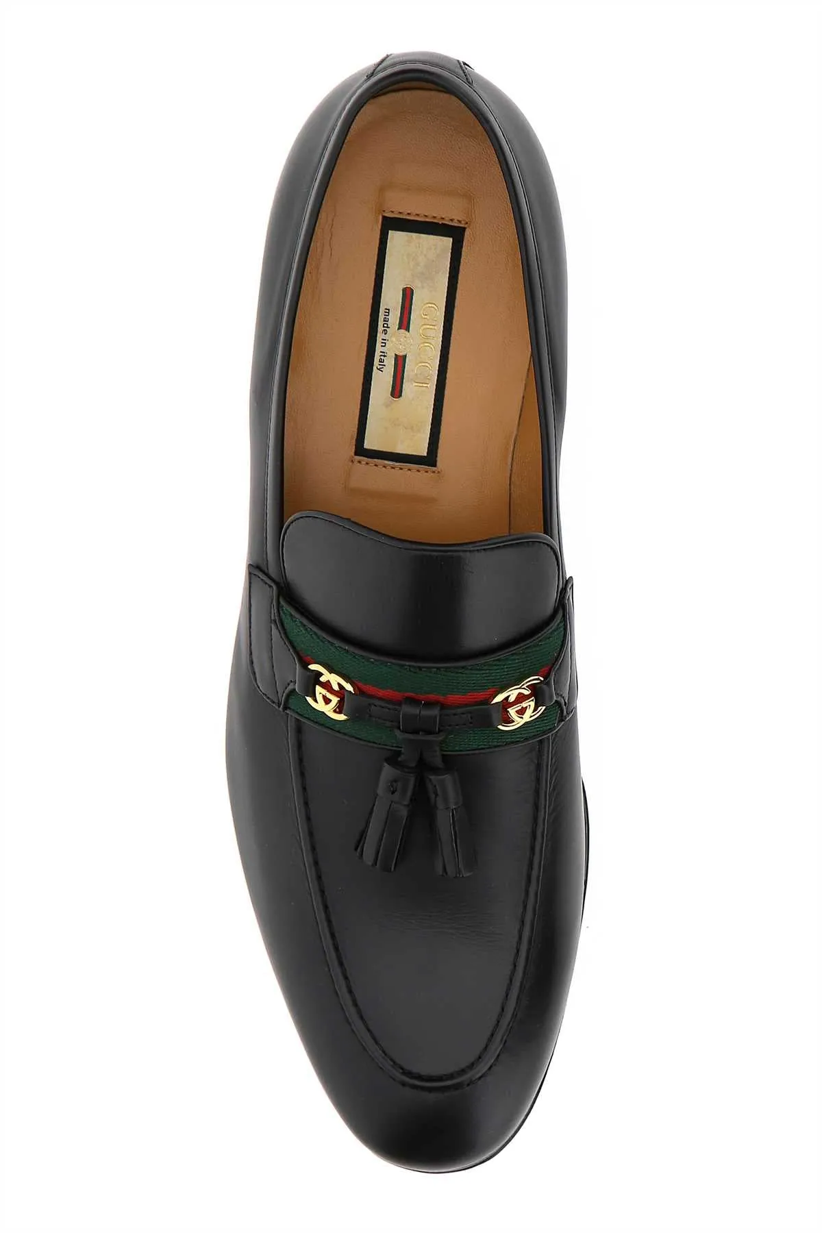 Gucci Web Interlocking G Loafers