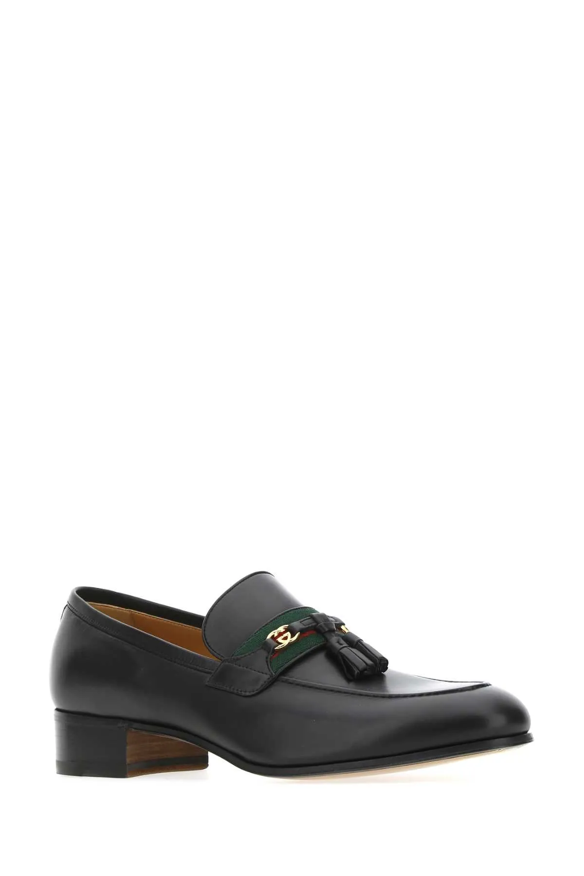 Gucci Web Interlocking G Loafers