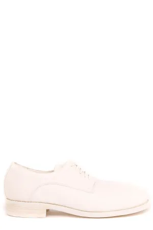 Guidi Lace Up Round Toe Aged Effect Shoes