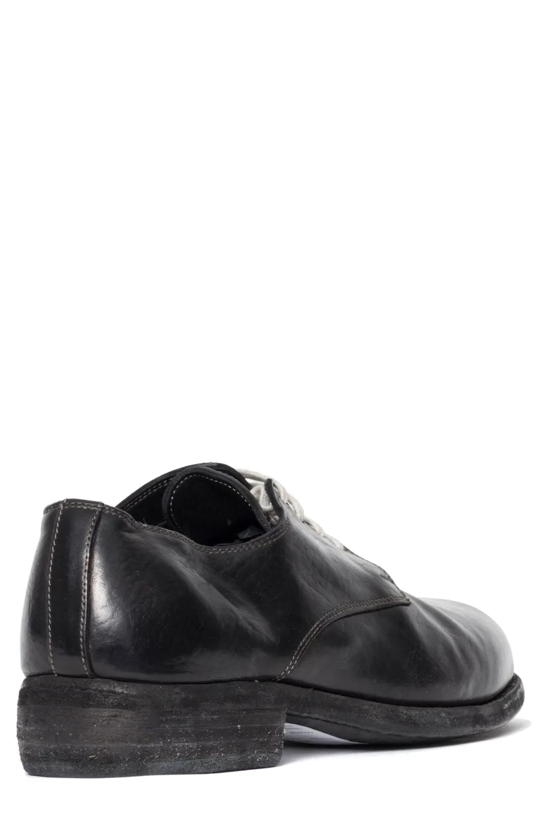 Guidi Round-Toe Lace-Up Shoes