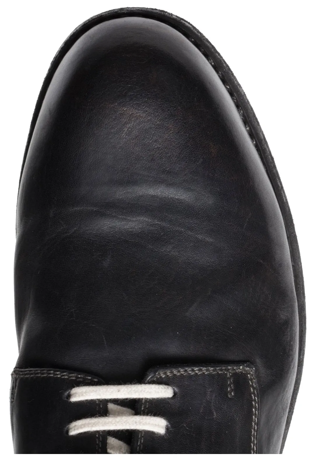 Guidi Round-Toe Lace-Up Shoes