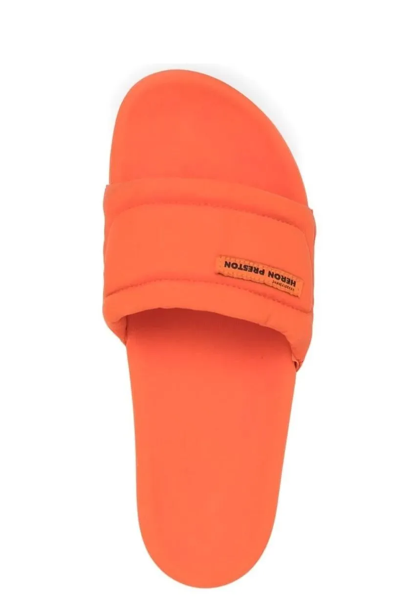 Heron Preston Logo Patch Open-Toe Slides