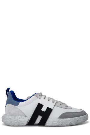 Hogan 3R Round Toe Lace-Up Sneakers