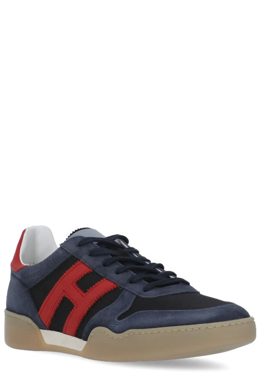 Hogan H357 Logo Detailed Lace-Up Sneakers