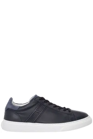 Hogan H365 Logo Detailed Lace-Up Sneakers