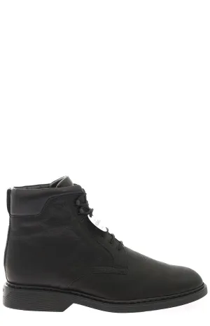 Hogan Lace-Up Ankle Boots