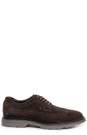 Hogan Route Lace-Up Derby Shoes