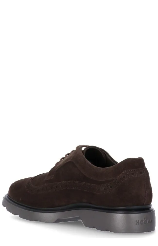Hogan Route Lace-Up Derby Shoes