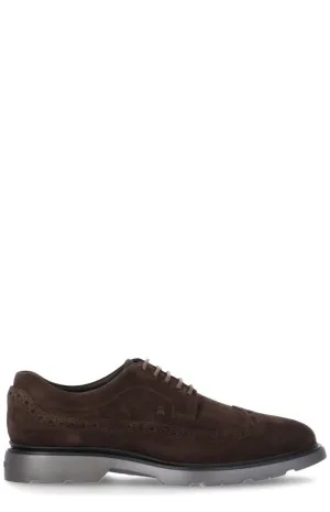 Hogan Route Lace-Up Derby Shoes