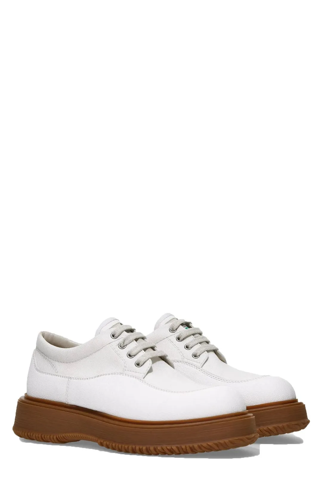 Hogan Untraditional Logo Embossed Lace-Up Shoes