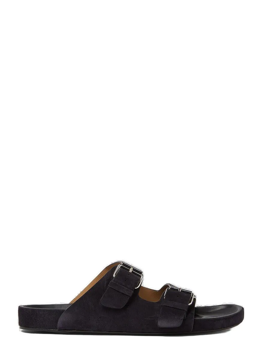 Isabel Marant Lekson Buckled Slip-On Sandals
