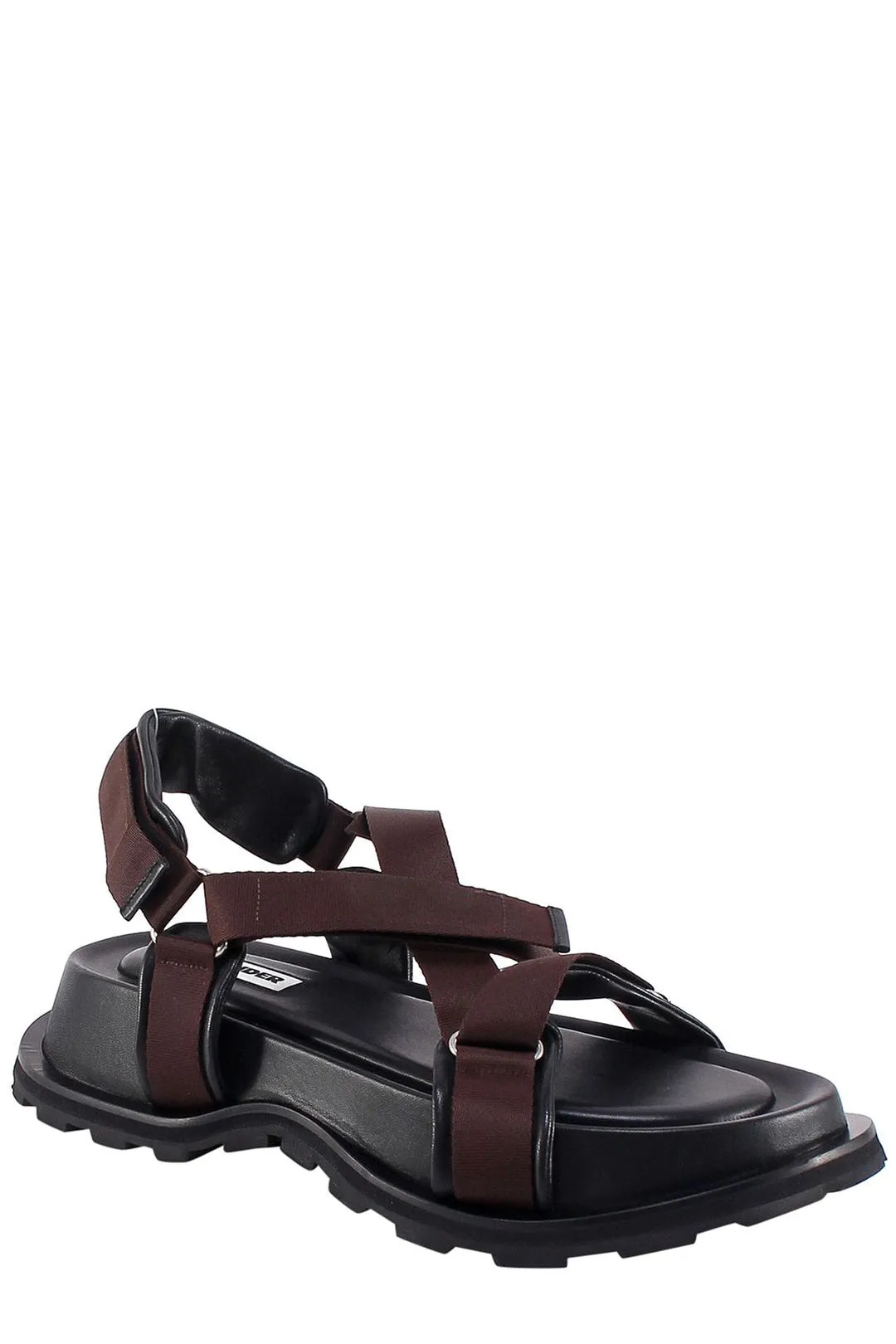 Jil Sander Logo Detailed Platform Sandals