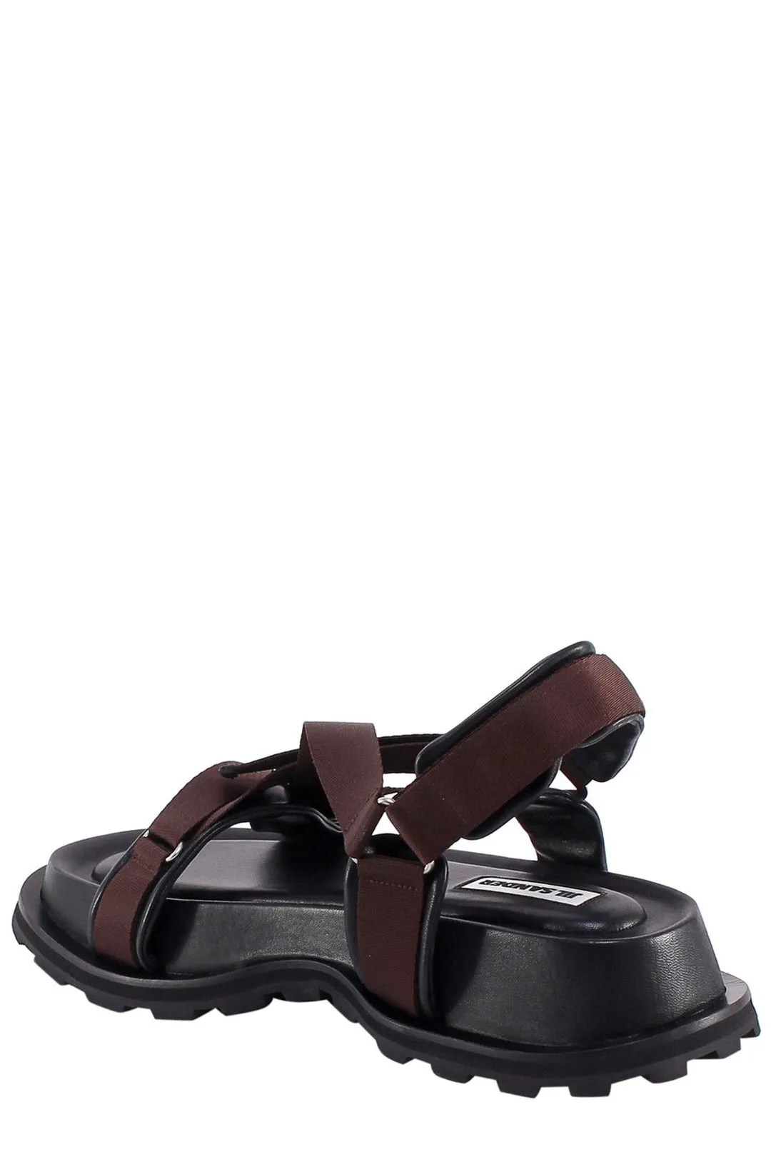 Jil Sander Logo Detailed Platform Sandals