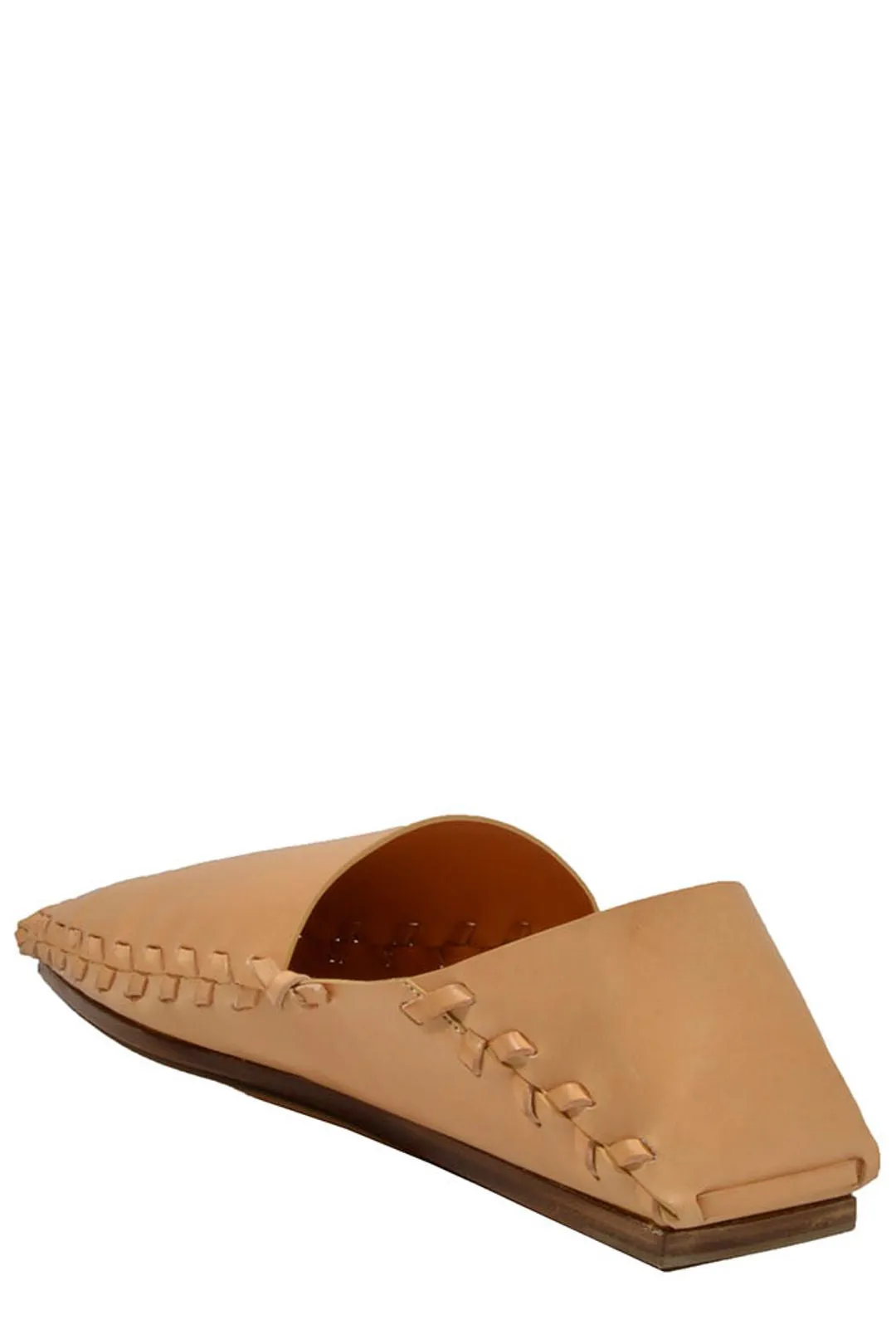 Jil Sander Stitched Soft-Back Loafers