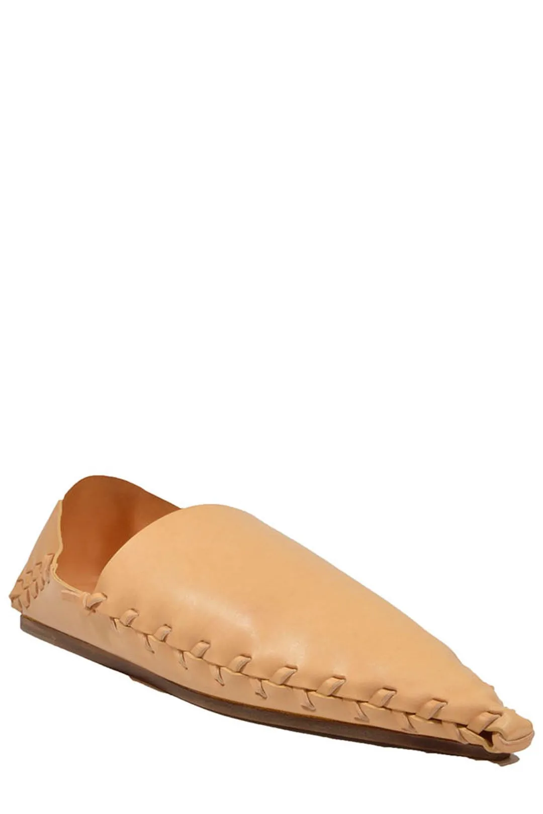 Jil Sander Stitched Soft-Back Loafers