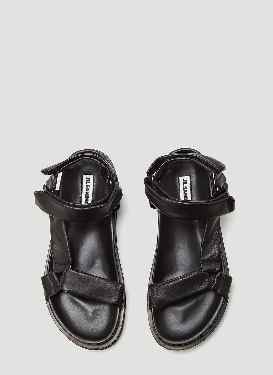 Jil Sander Strapped Flat Sandals