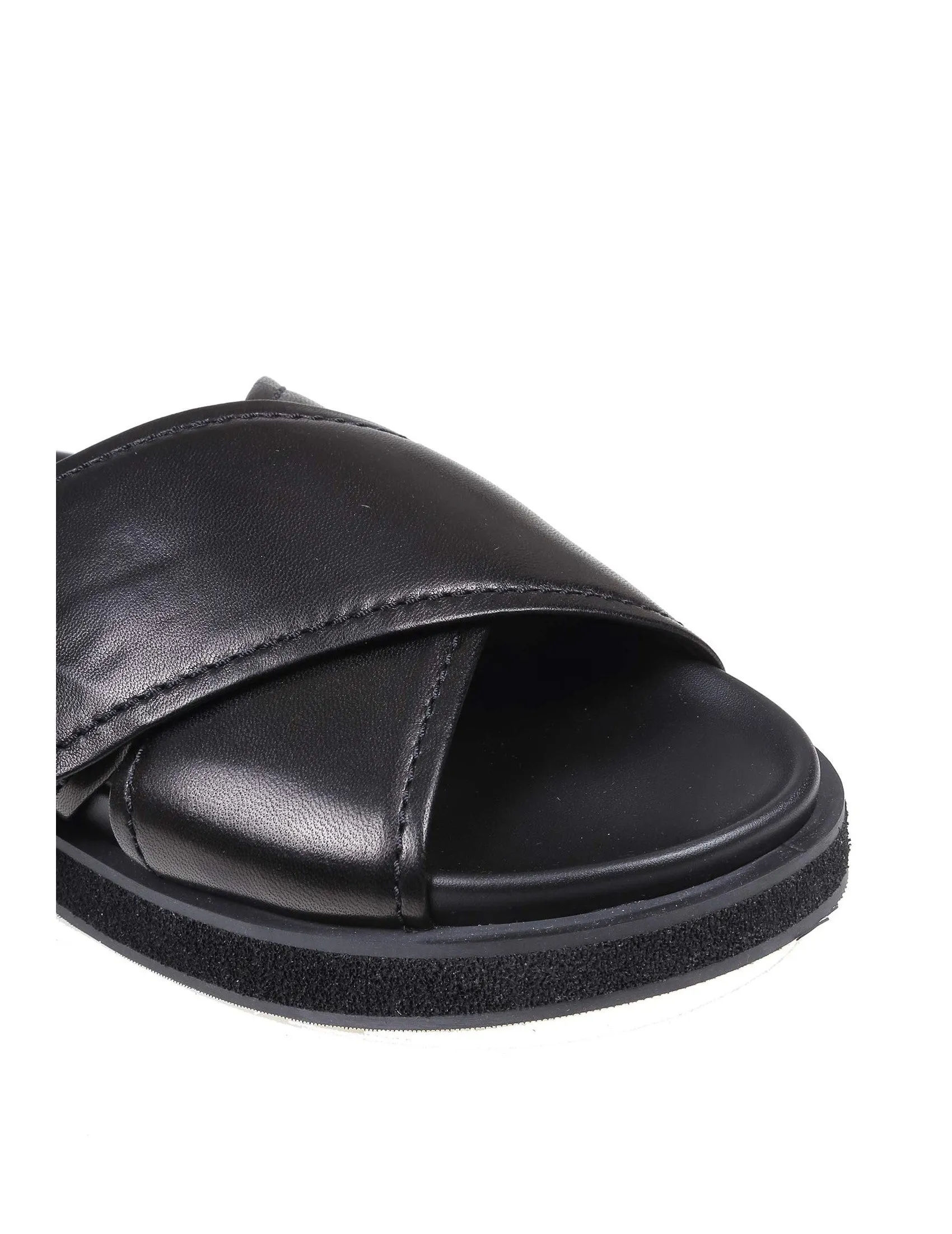 Jimmy Choo Logo Detailed Slip-On Sandals