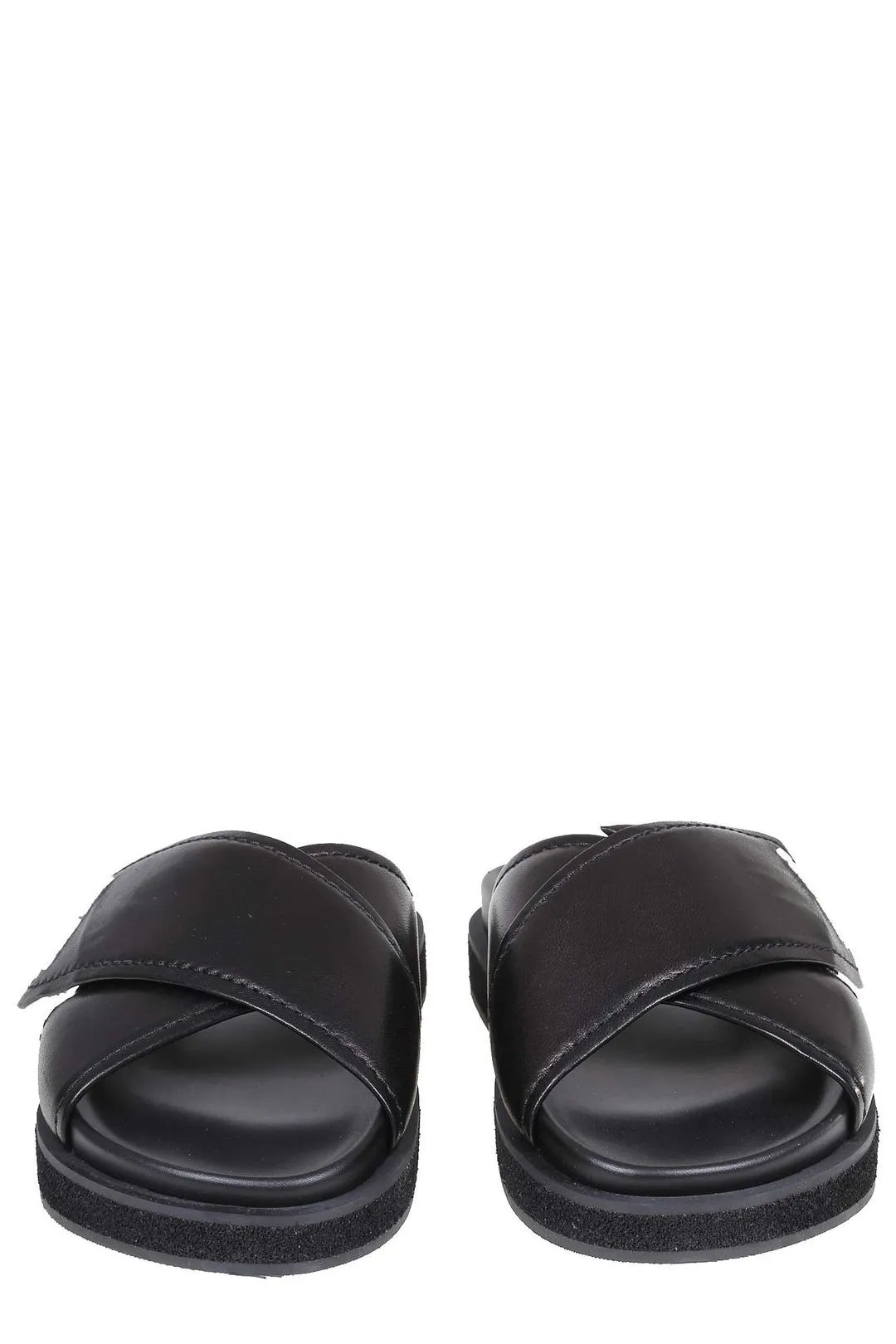 Jimmy Choo Logo Detailed Slip-On Sandals
