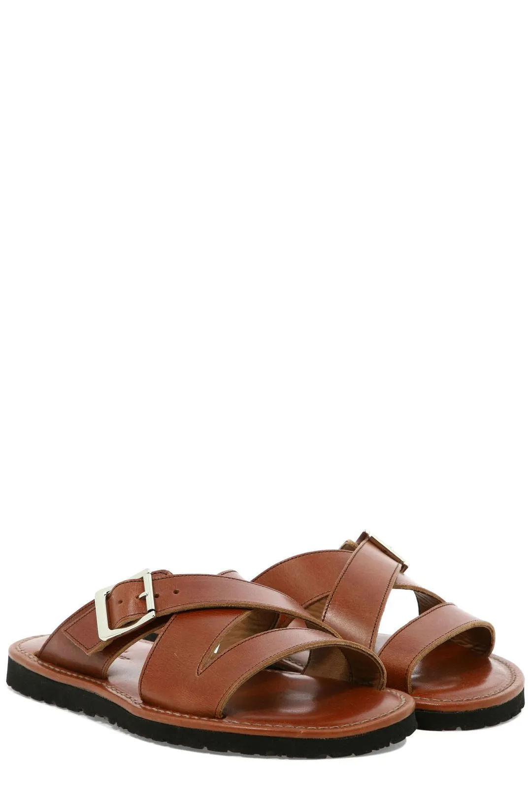 Junya Watanabe MAN Crossover Buckle Strap Sandals