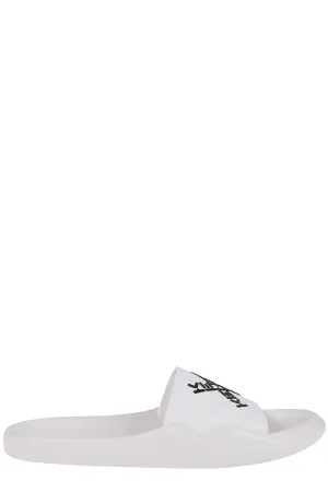 Kenzo Logo Printed Open Toe Slides