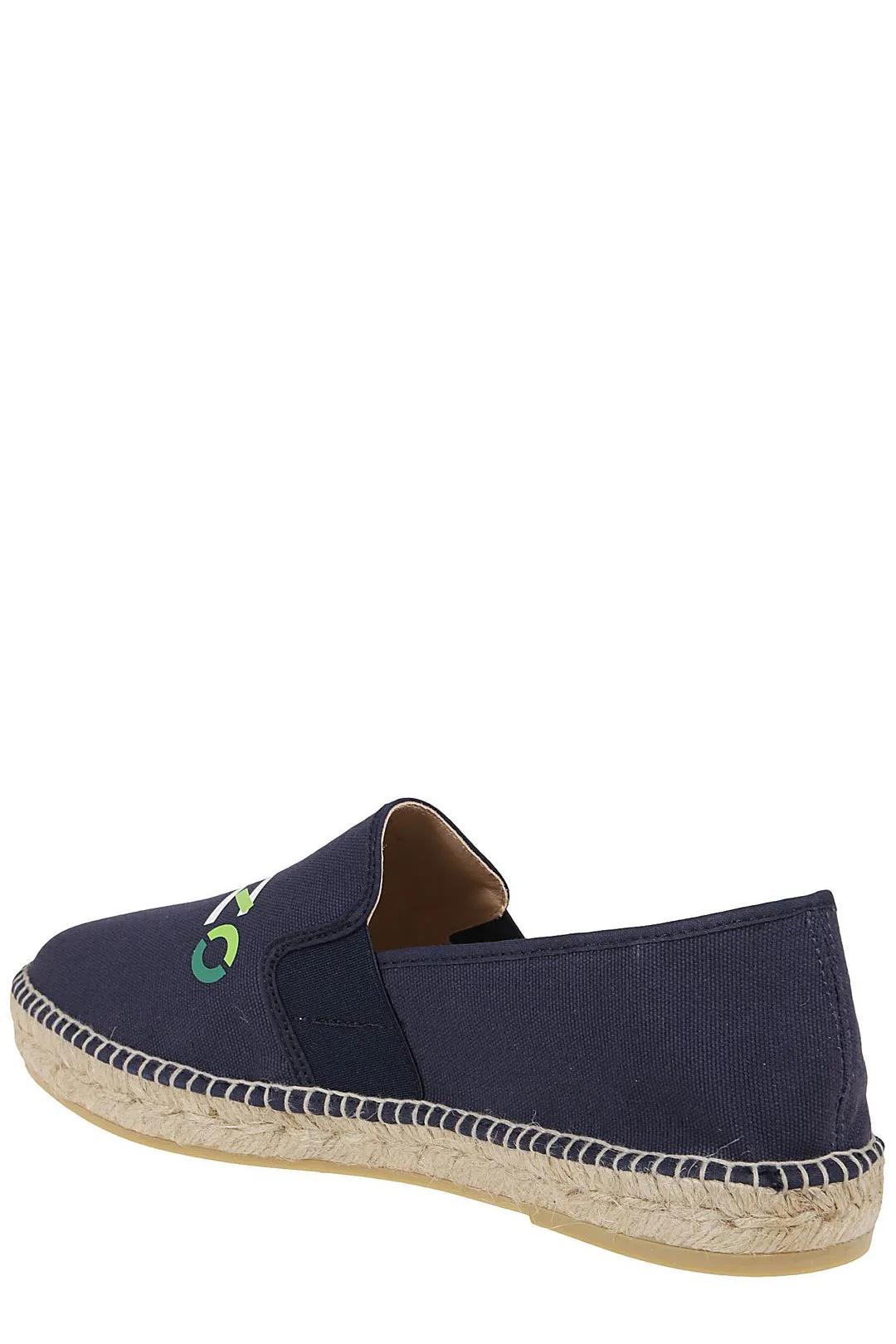 Kenzo Logo Printed Round Toe Espadrilles