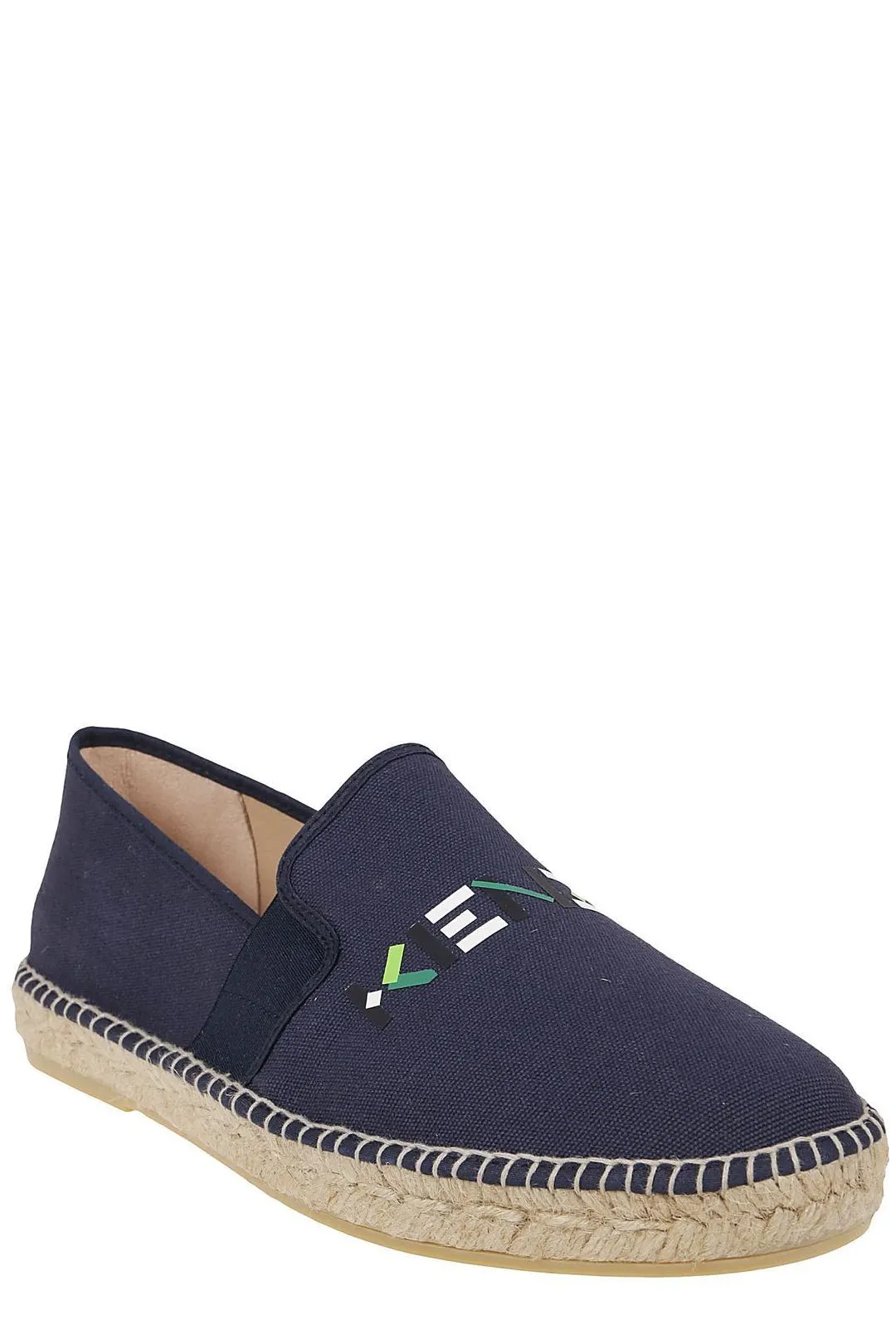 Kenzo Logo Printed Round Toe Espadrilles