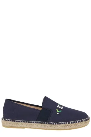 Kenzo Logo Printed Round Toe Espadrilles