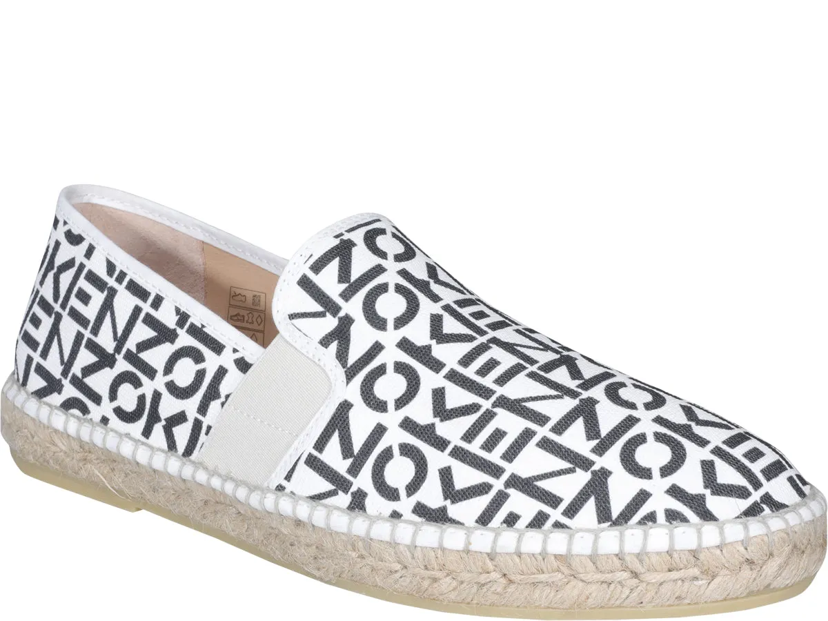 Kenzo Sport Logo Monogrammed Espadrilles