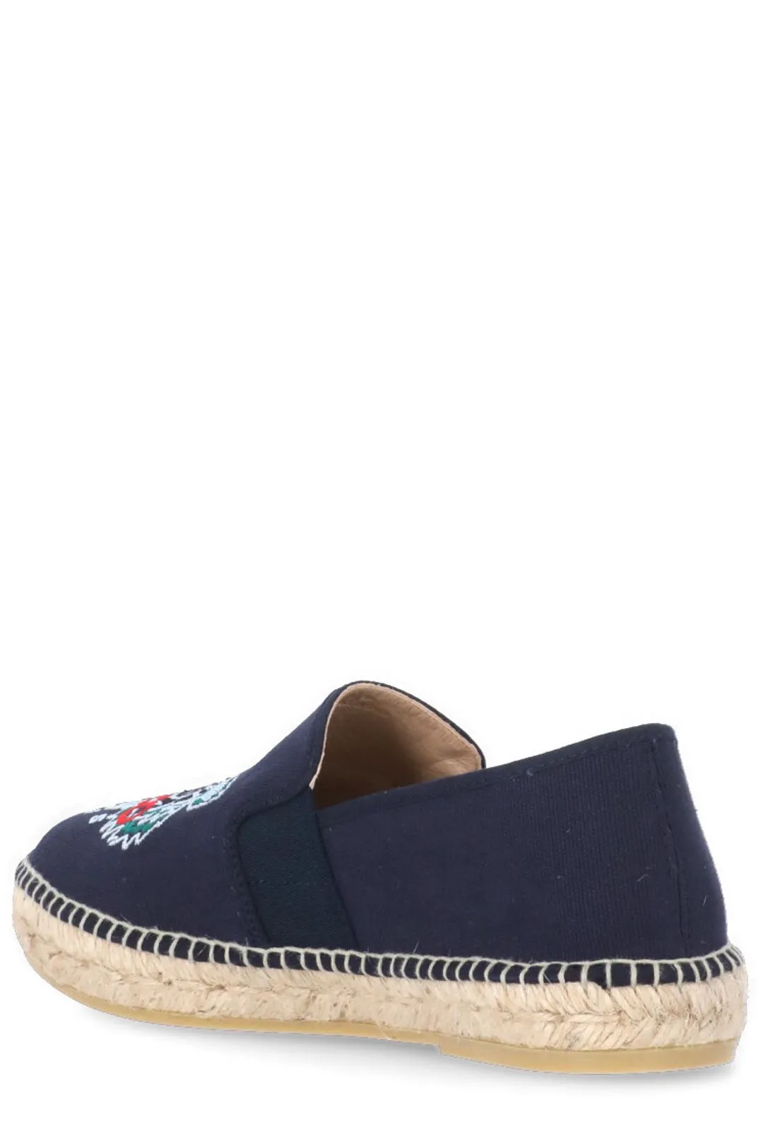 Kenzo Tiger Embroidered Round Toe Espadrilles