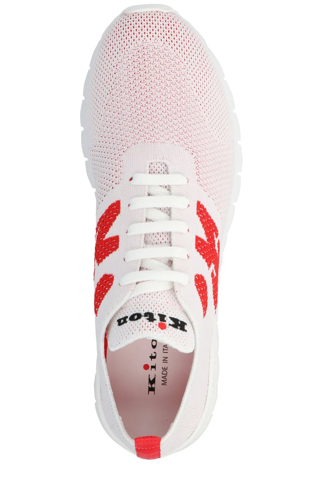 Kiton Round Toe Lace-Up Sneakers