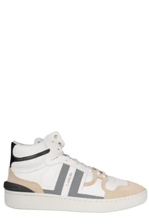 Lanvin Clay High-Top Panelled Sneakers