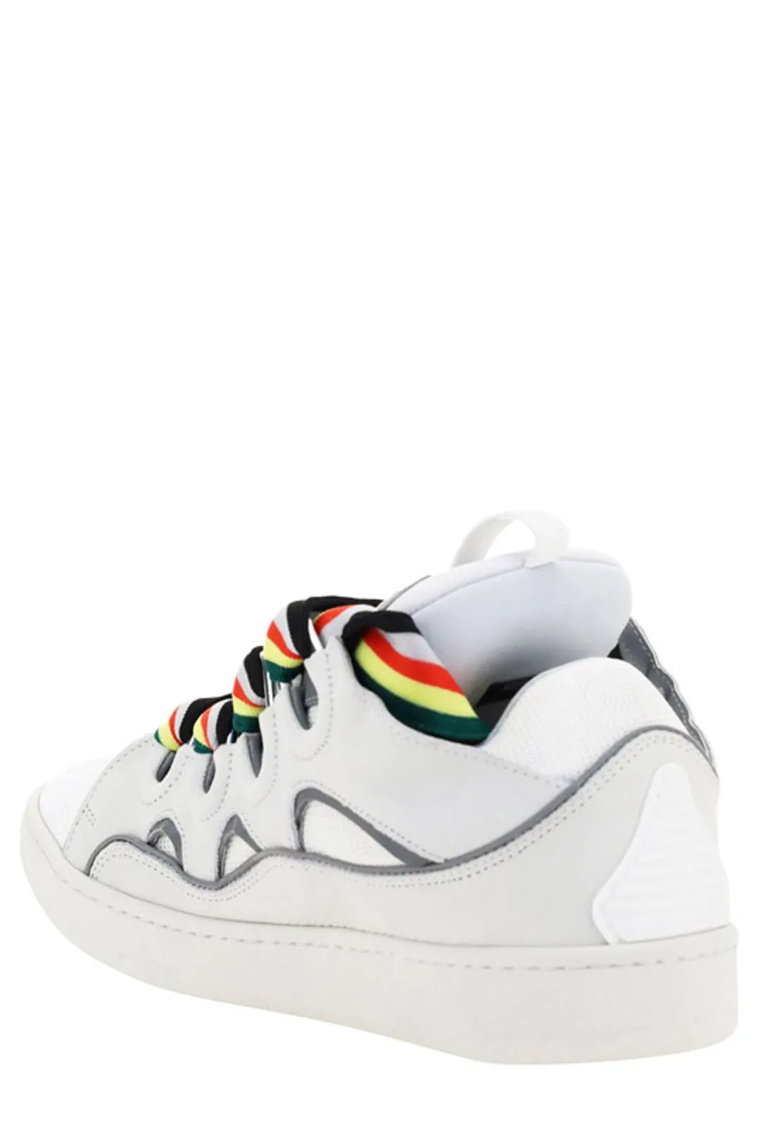 Lanvin Curb Logo Embossed Sneakers