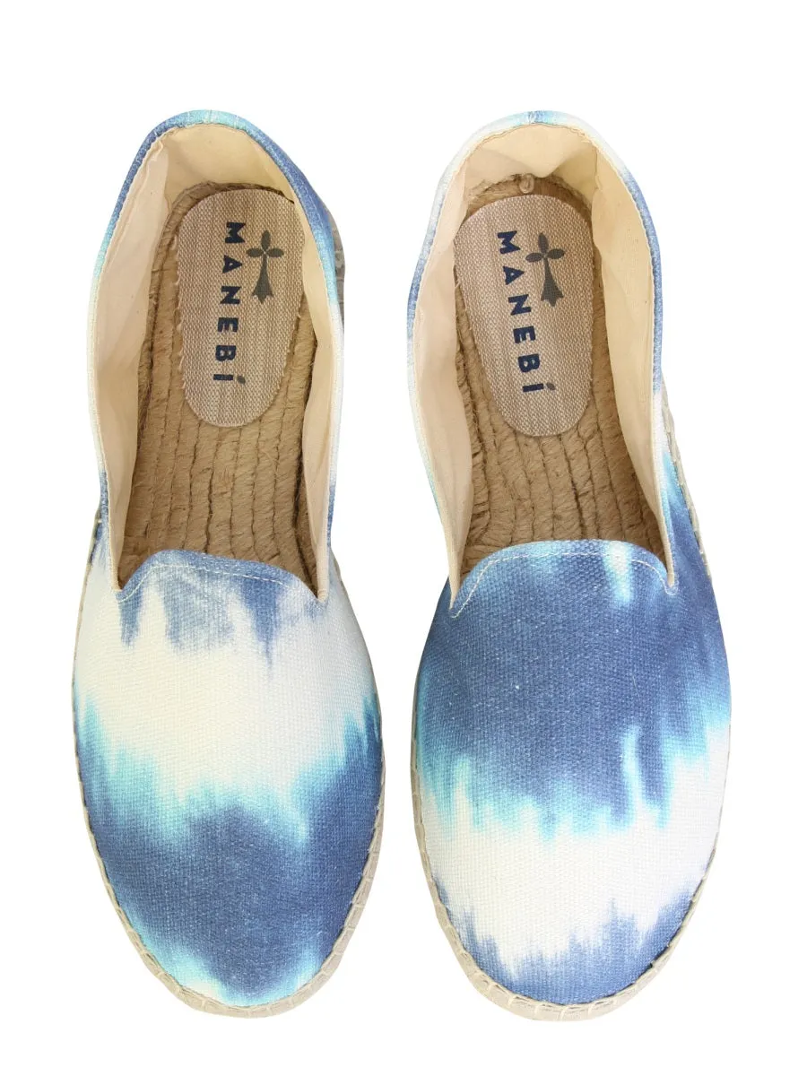 Maneb Tie-Dye Almond-Toe Espadrilles