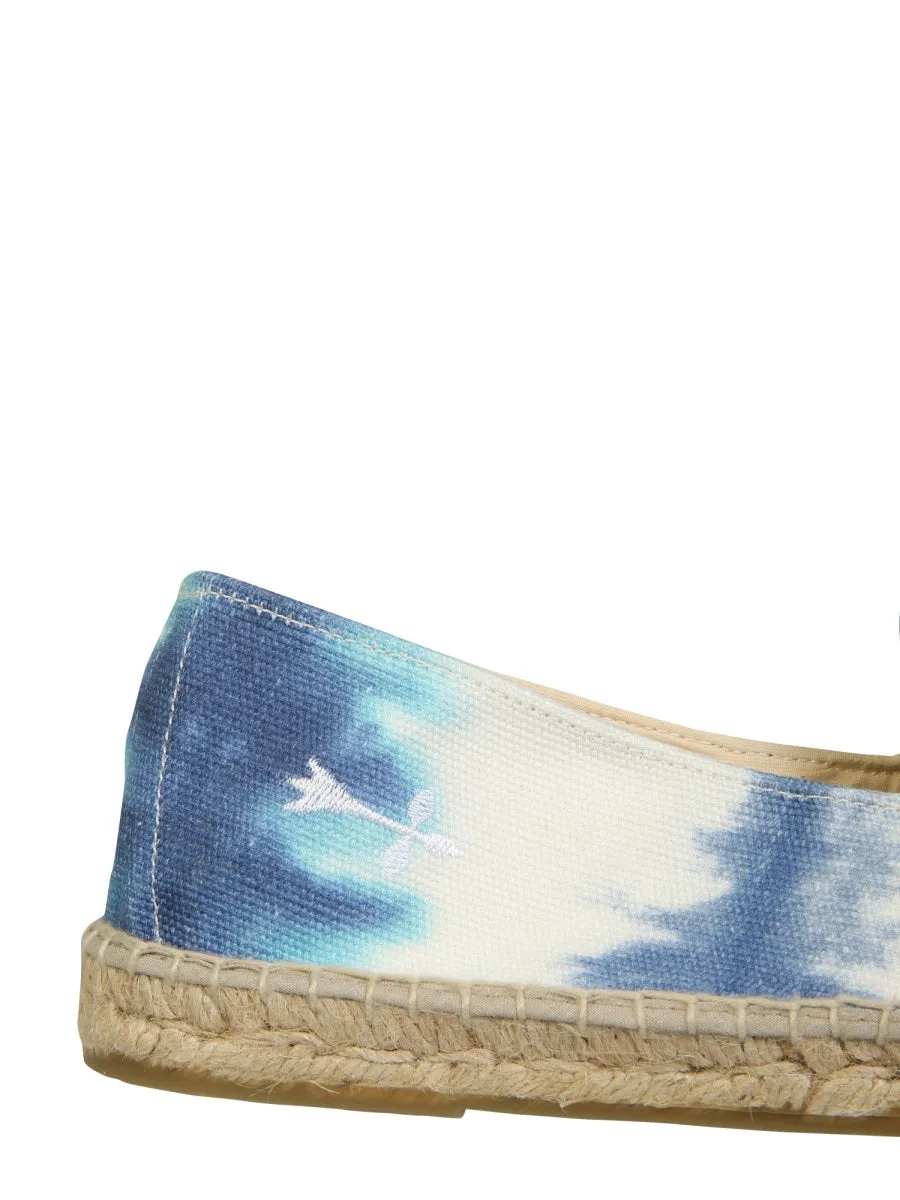 Maneb Tie-Dye Almond-Toe Espadrilles