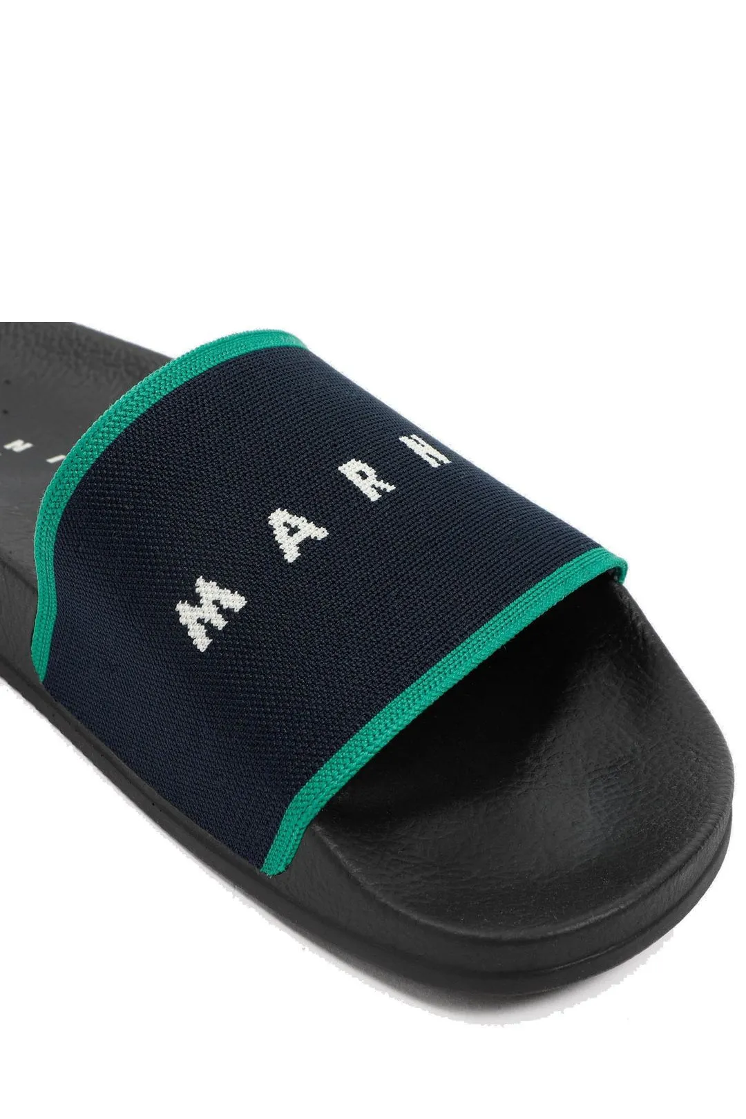 Marni Logo Embroidered Slides