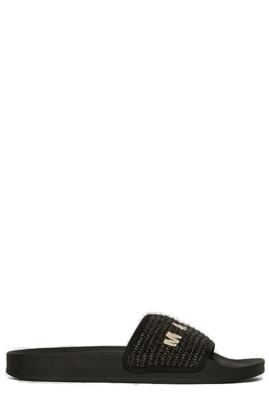 Marni Logo Embroidered Slides