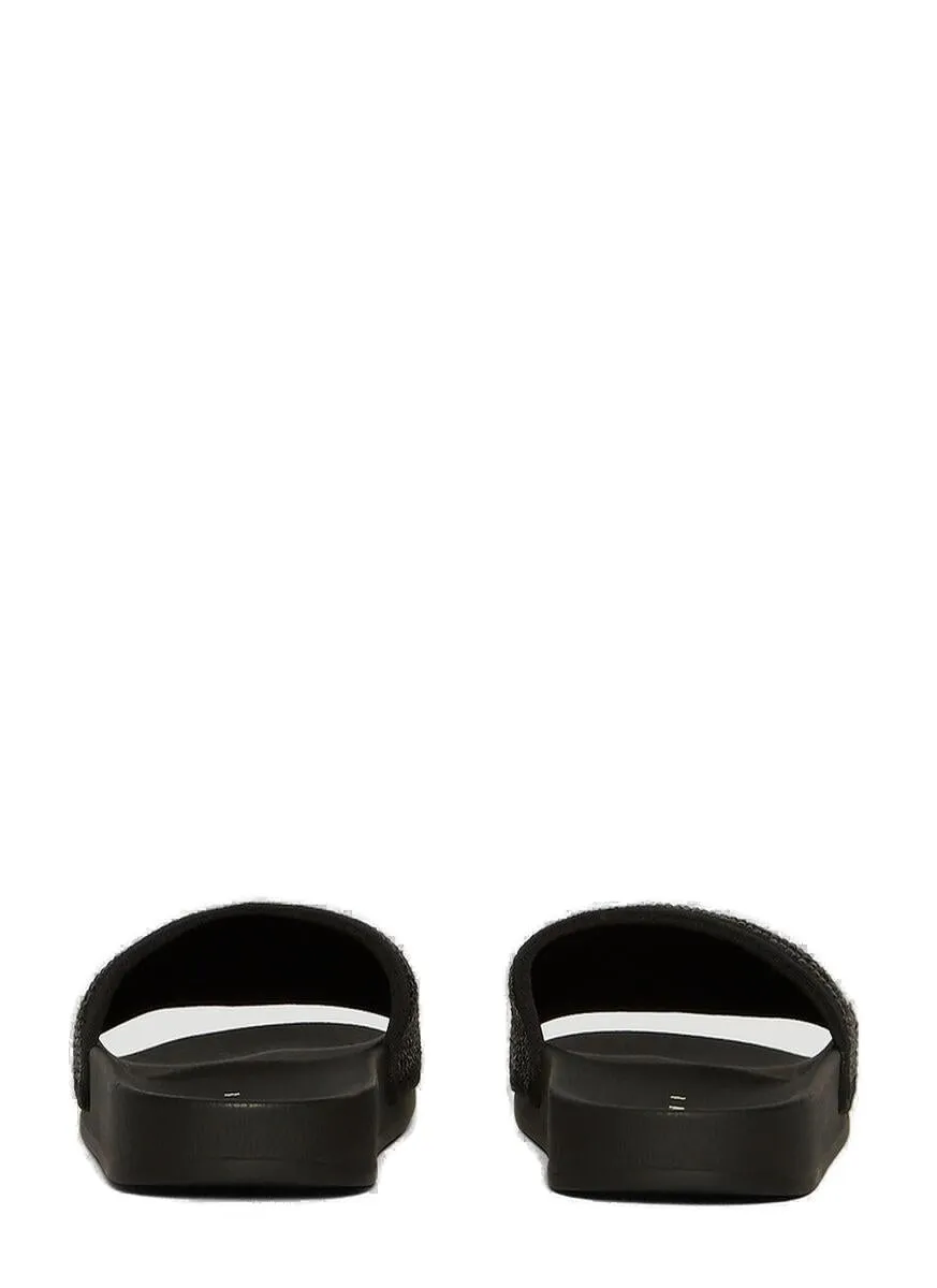 Marni Logo Embroidered Slides