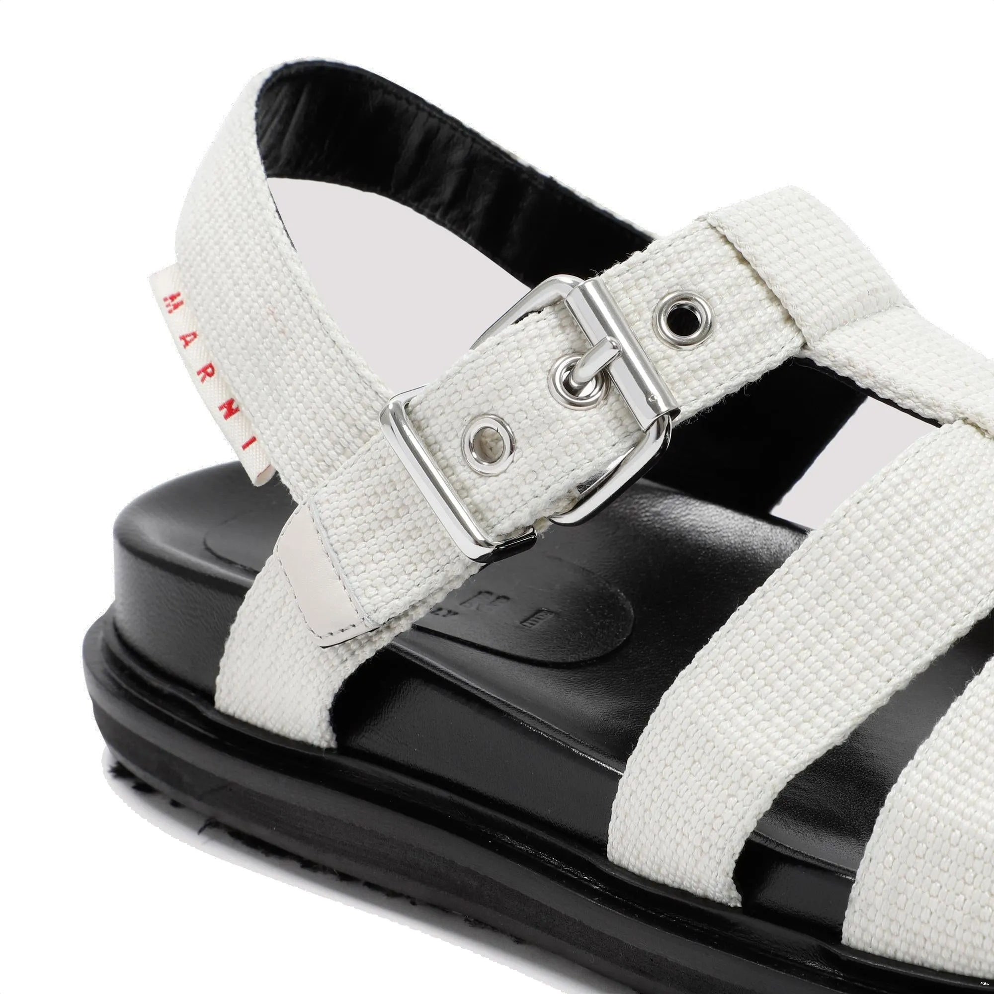 Marni Logo Label Buckle Sandals