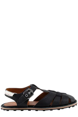 Marni Round Toe Strapped Sandals