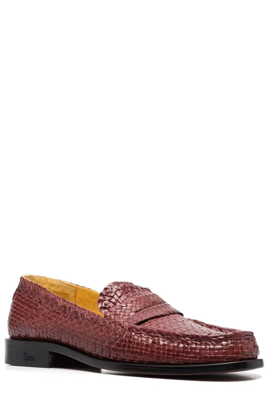 Marni Woven Slip-On Loafers