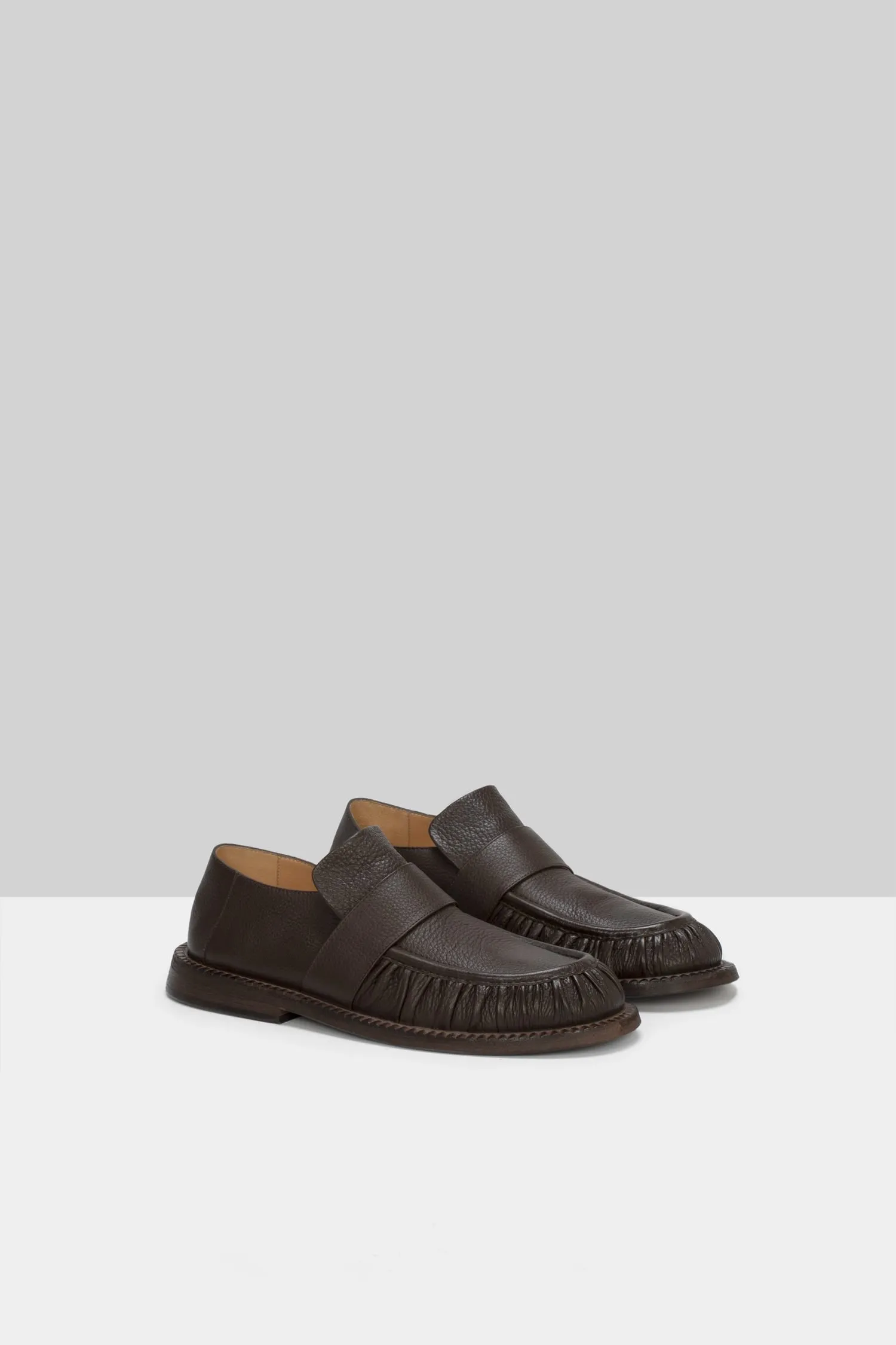 Marsll Alluce Gathered Detail Loafers