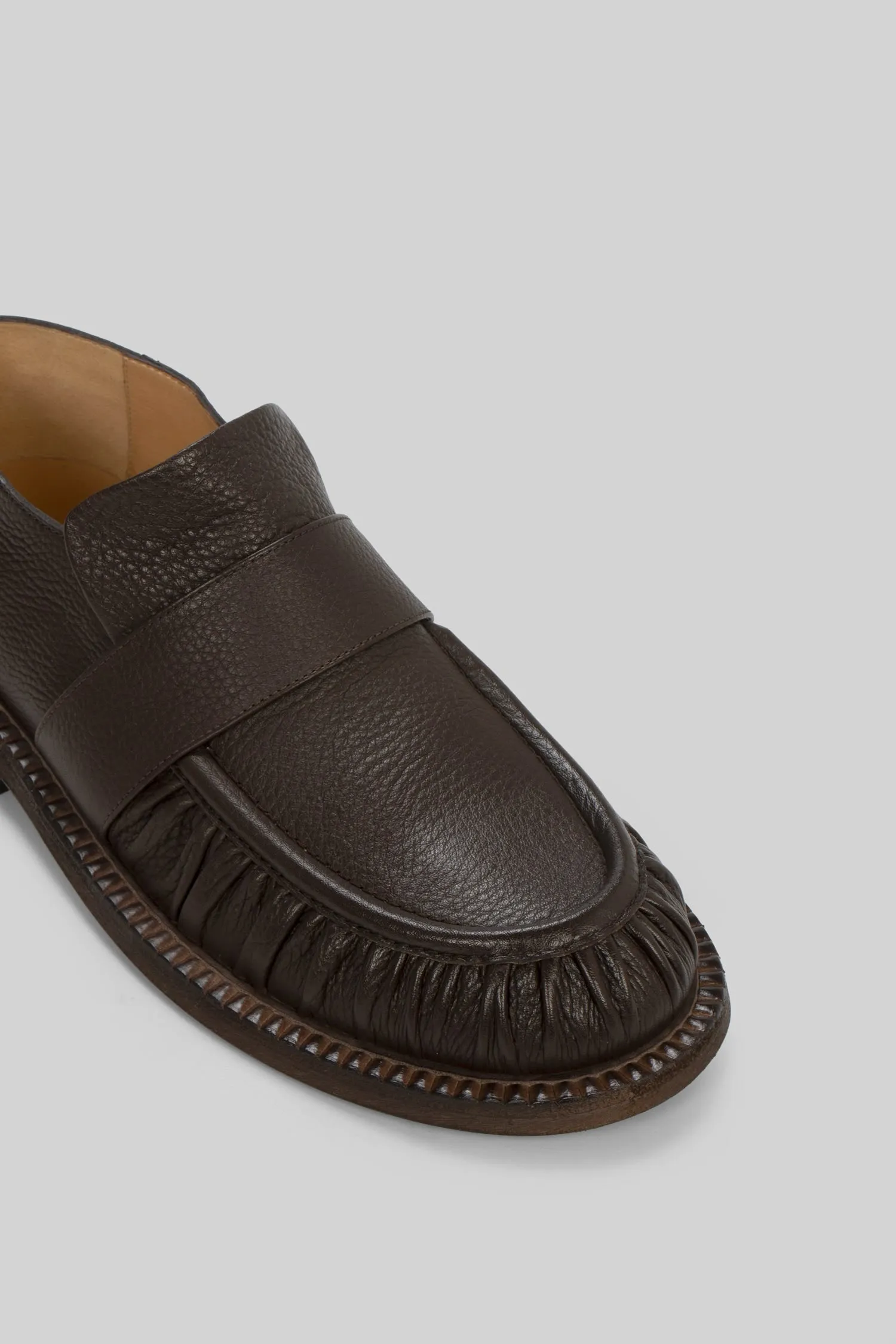 Marsll Alluce Gathered Detail Loafers