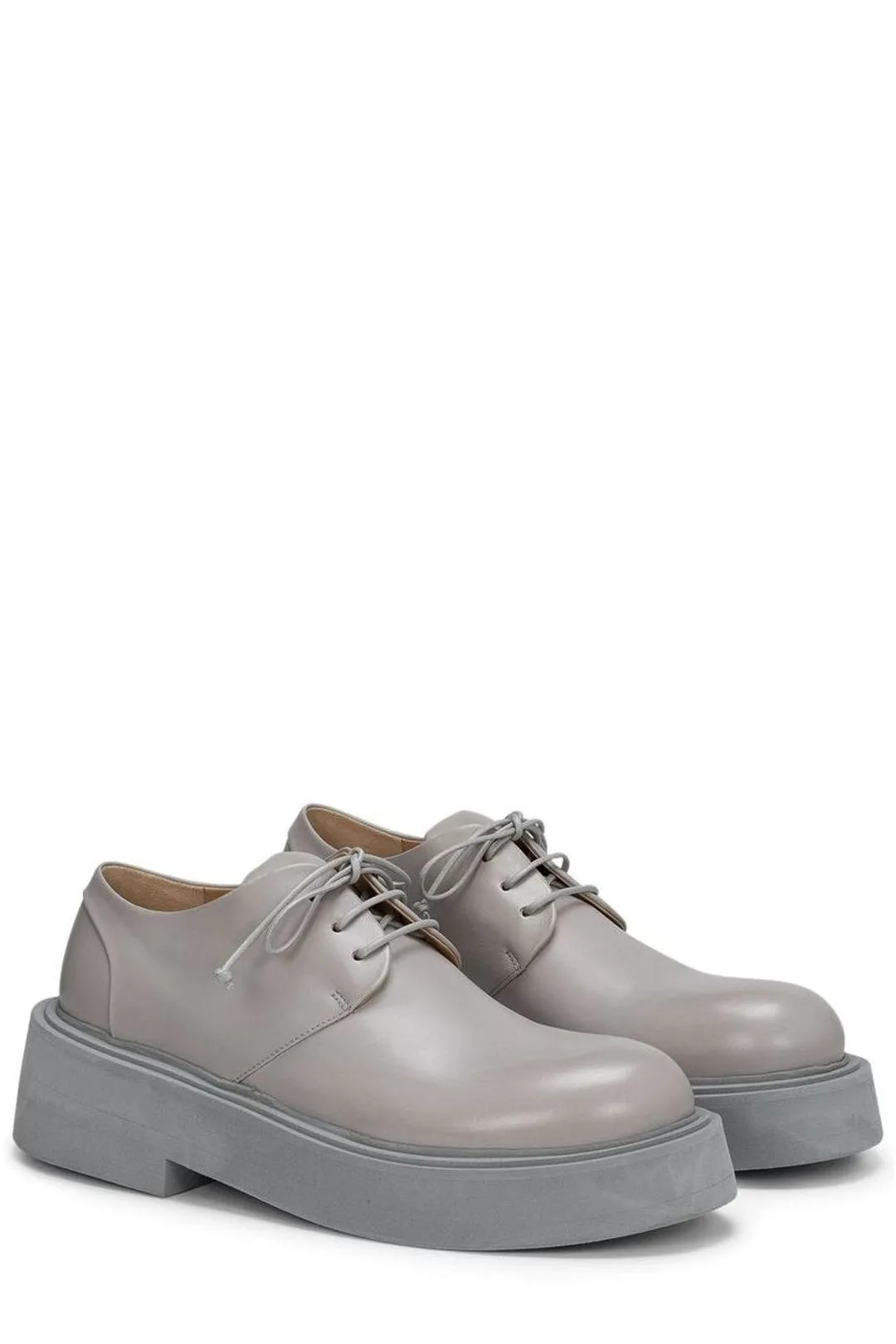 Marsll Block Heel Lace-Up Shoes