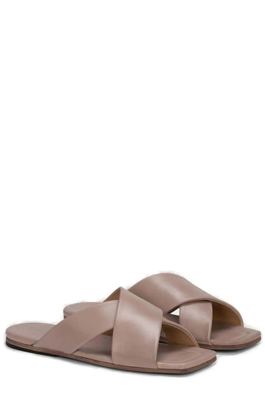 Marsll Crossover Strap Slip-On Sandals
