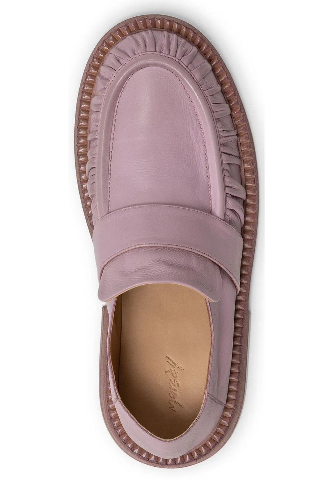 Marsll Estiva Ruched Round Toe Loafers