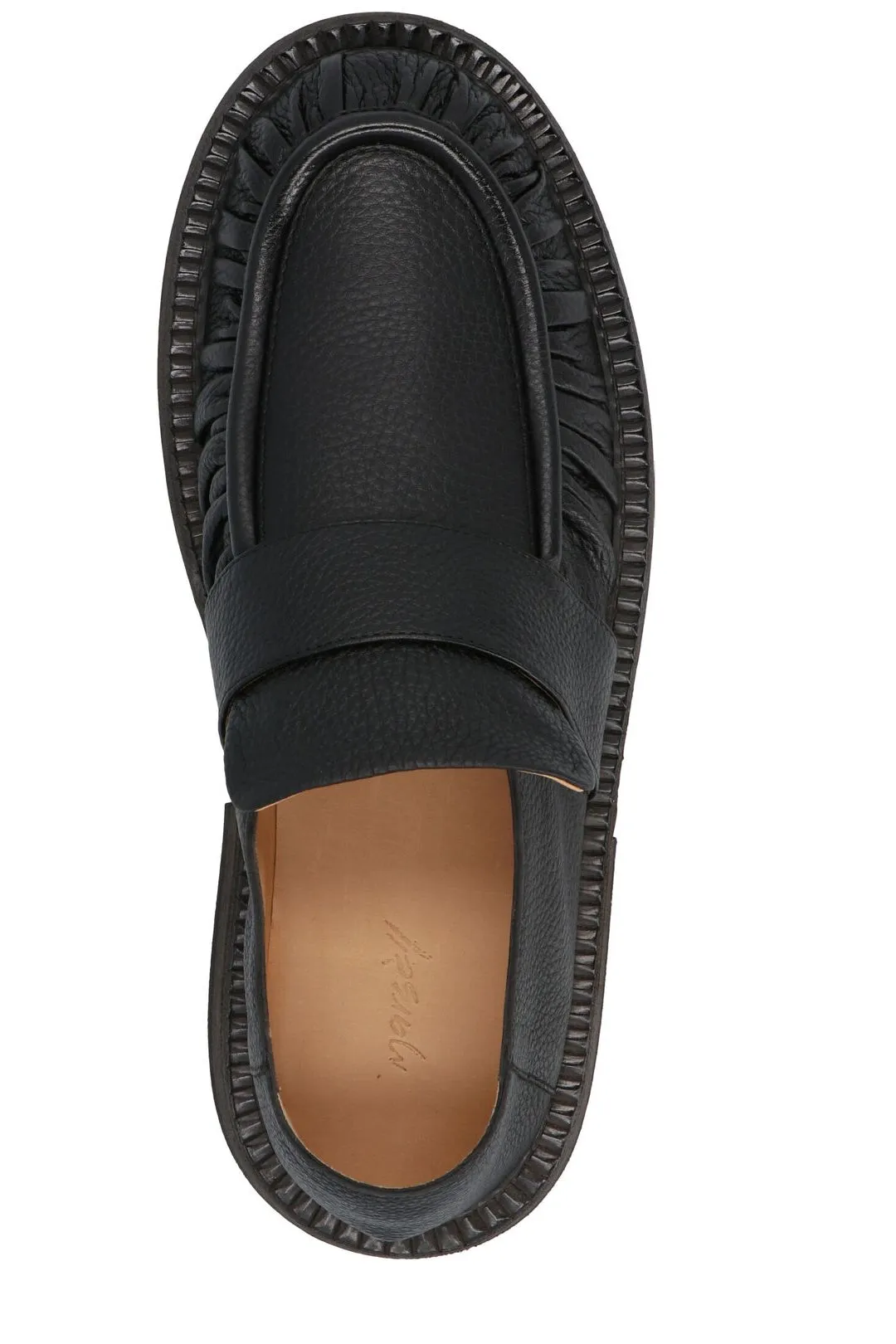 Marsll Estiva Ruched Round Toe Loafers