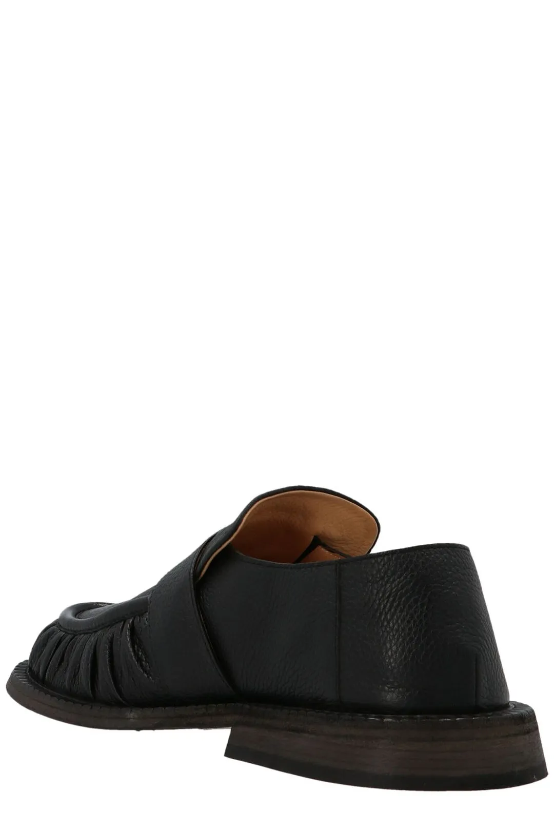 Marsll Estiva Ruched Round Toe Loafers